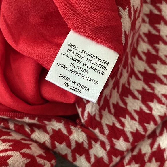 Lovers + friend red houndstooth pants - Picture 9 of 9